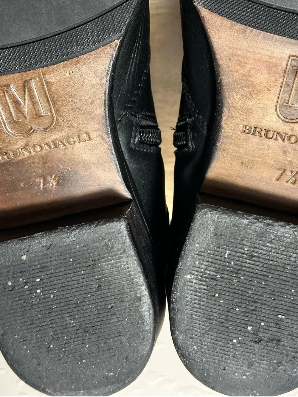 Bruno Magli polished black